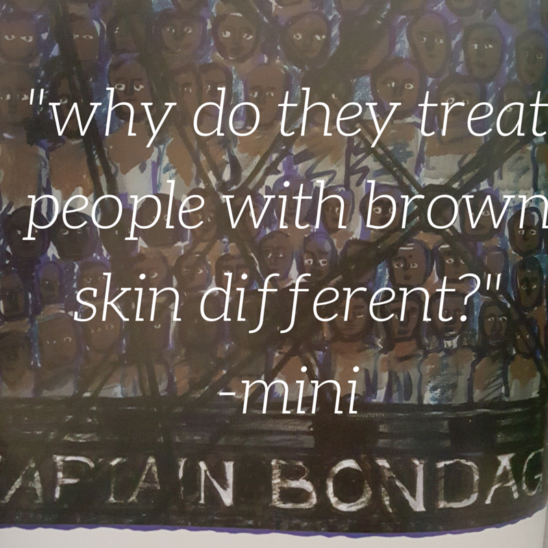 At 5, mini is already asking me why people with brown skin are treated differently... Read more at www.aaronicabcole.com