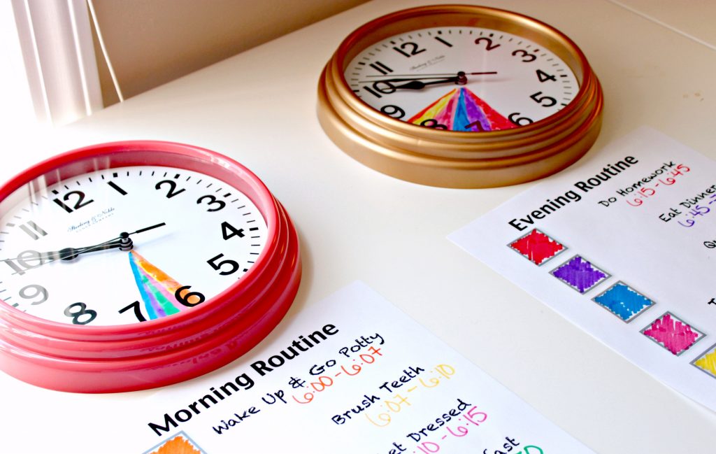 The first day of school is around the corner and mornings can be tough when you've gotten off schedule. Create an easy morning routine now!