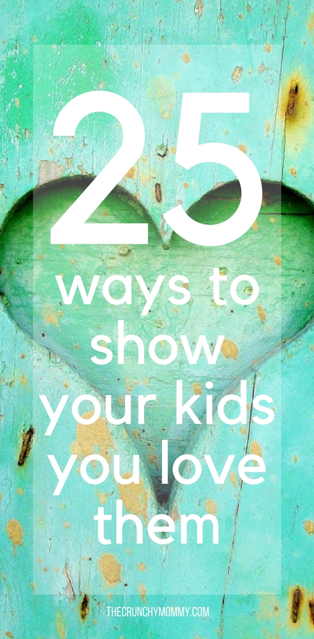 Ready to show your kids you love them? Here are 25 ways that correspond with the 5 Love Languages that anyone can do right now. 