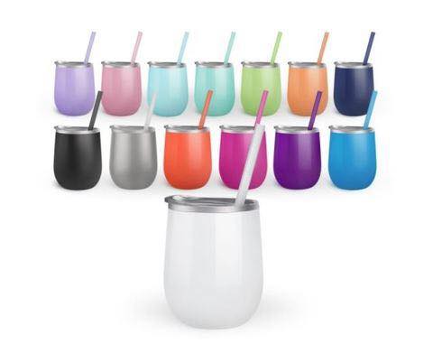 color options for personalized wine tumblers
