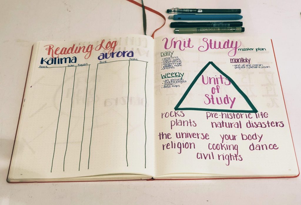 Use a Bullet Journal for Your Homeschool Planner - 4onemore