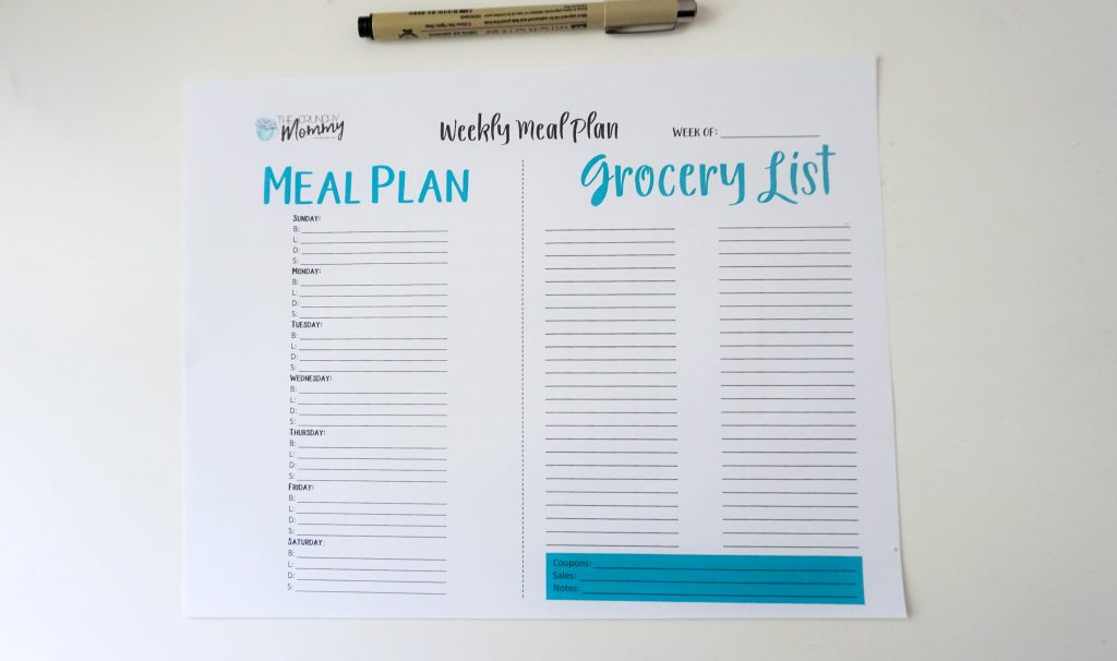 Adulting isn't easy but a little help when it comes to setting up a meal plan can go along way! Check out this post that includes a dope printable!