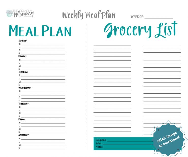 Adulting isn't easy but a little help when it comes to setting up a meal plan can go along way! Check out this post that includes a dope printable!