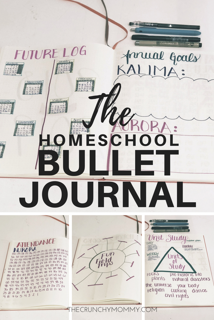 Use a Bullet Journal for Your Homeschool Planner - 4onemore